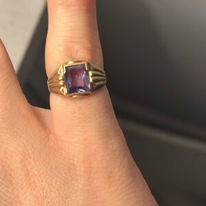 10k alexandrite ring size 4-4.5